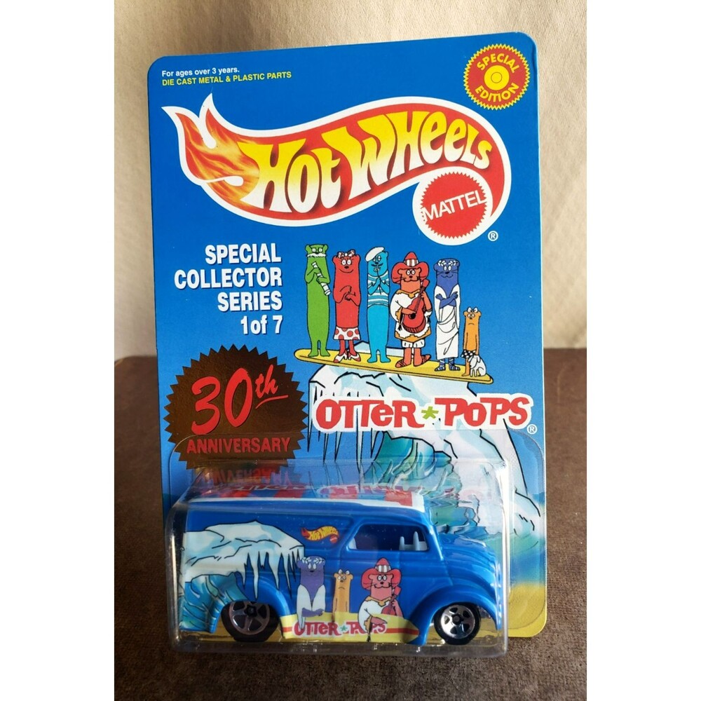 2000 Hot Wheels DAIRY DELIVERY BLUE OTTER * POPS SERIES  30TH. ANNIVERSARY #1 /7